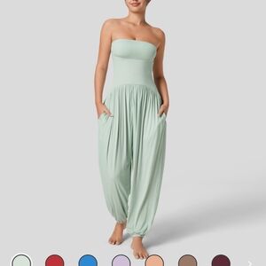 Brand new halara tube top jump suit